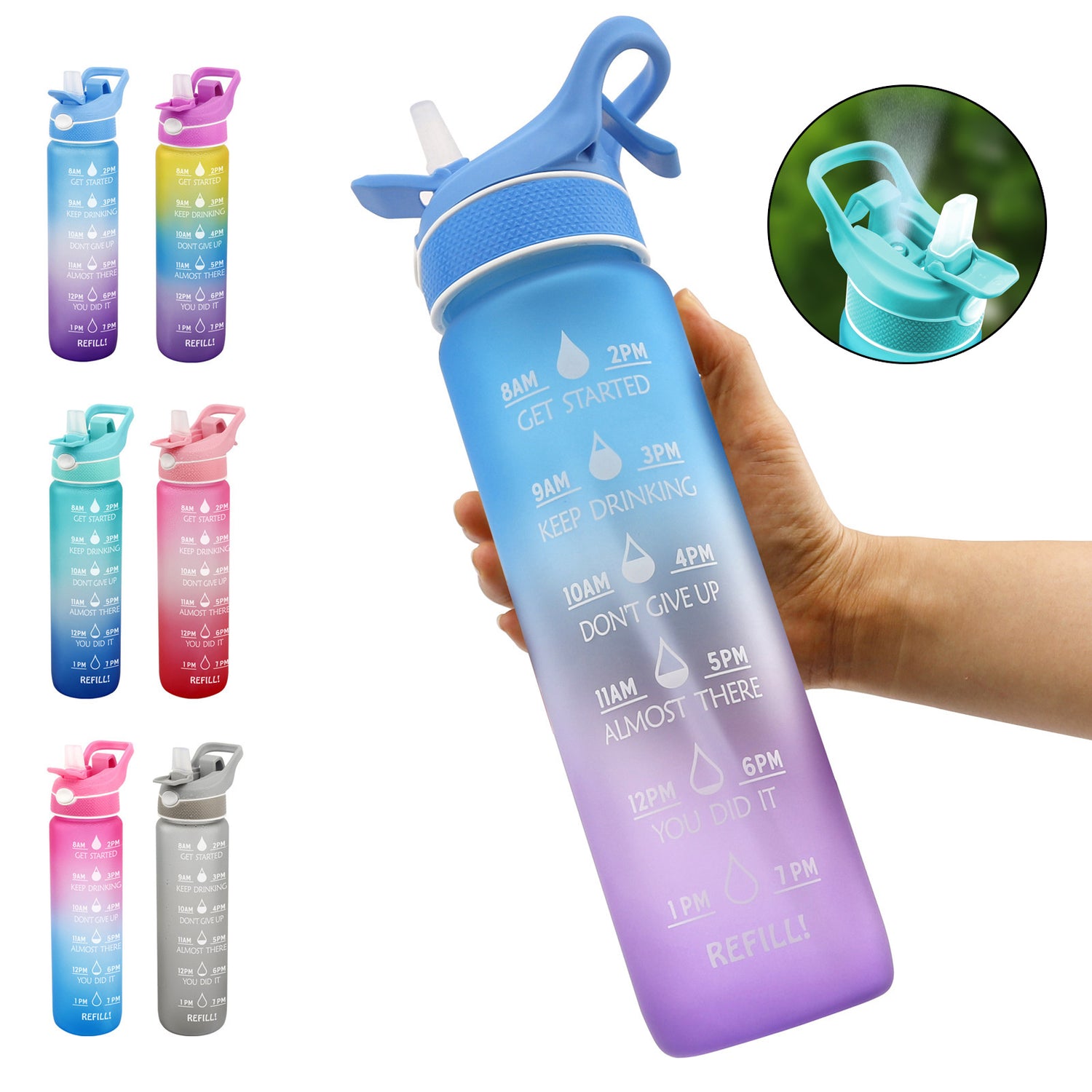 Scrub Sports Water Bottle